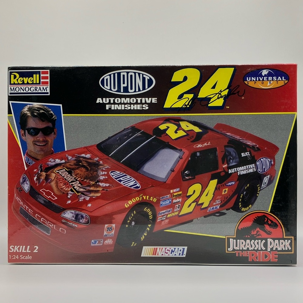 Revell Monogram #24 Jeff Gordon‎ Jurassic Park 1/24 Scale Model Kit Sealed